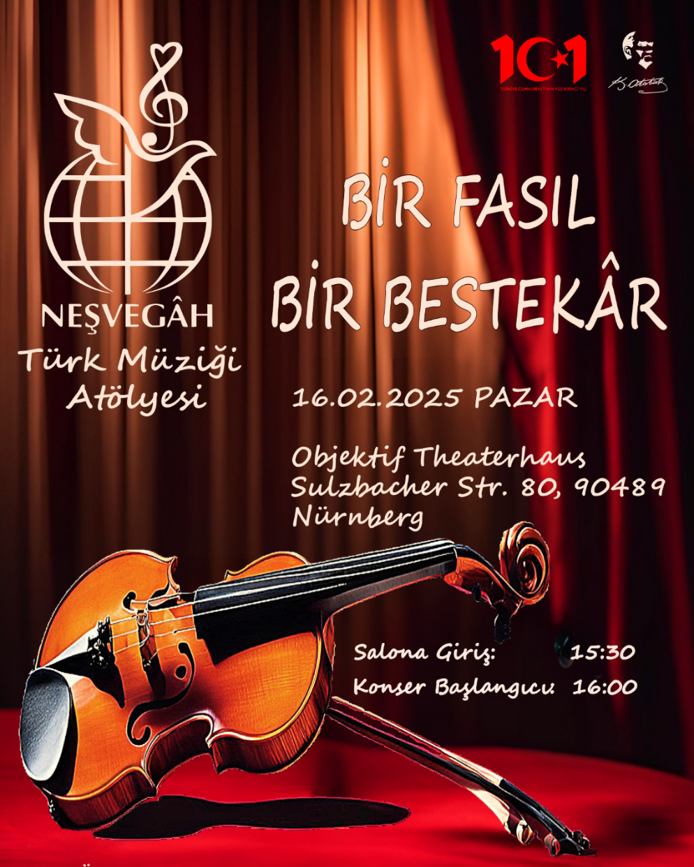Nevâ-yı Aşk Konseri afişi